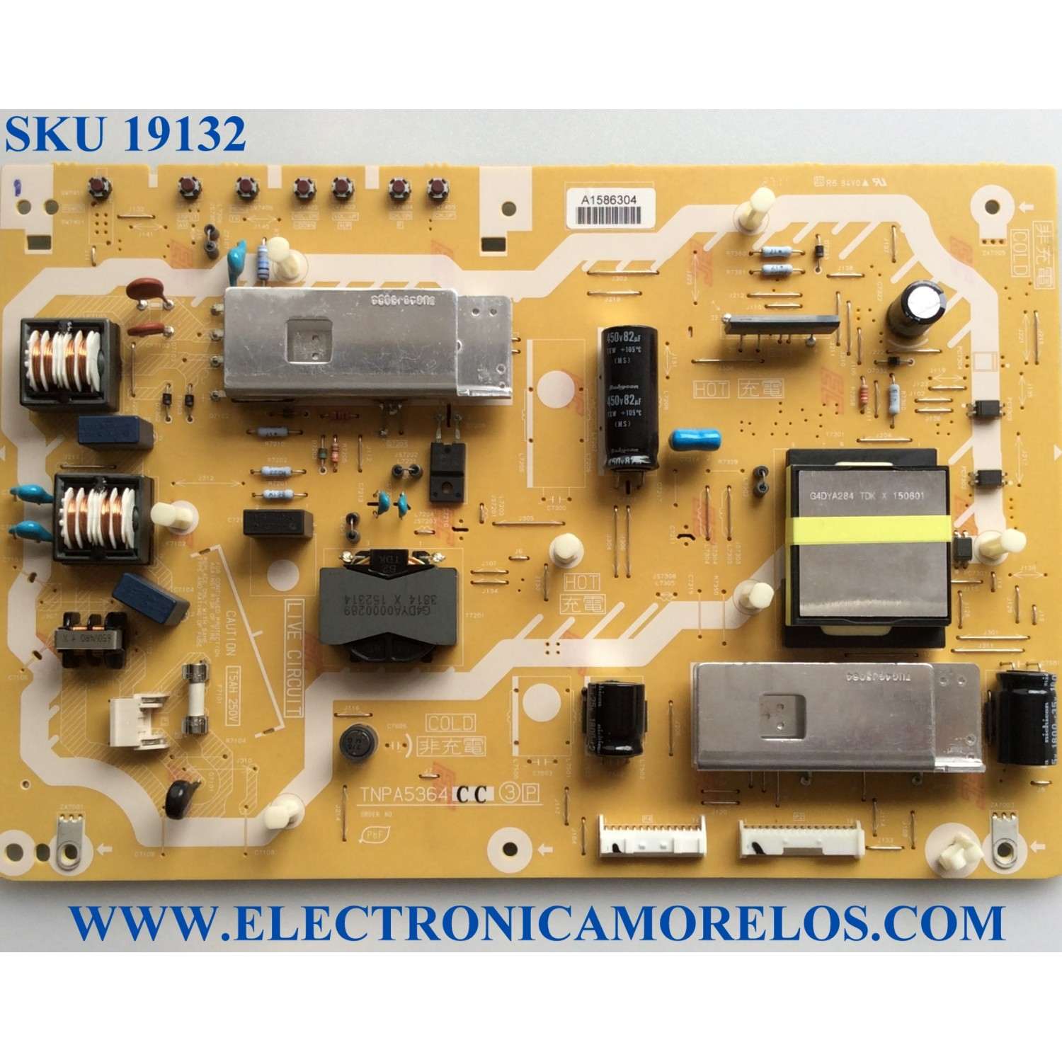 FUENTE DE PODER / PANASONIC TNPA5364CC / TNPA5364 / MODELO TC-L32E3